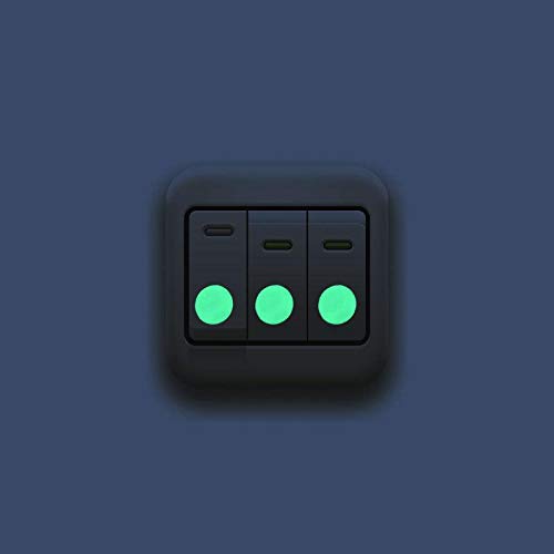 Qintreesify glow dots on wall at night create a magical ambiance