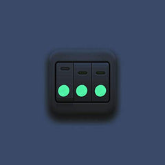 Qintreesify glow dots on wall at night create a magical ambiance