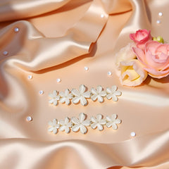 Qintreesify Gold Sparkly Barrettes closeup showcases luxe shine for formal occasions