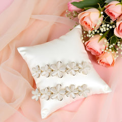 Qintreesify Wedding Hair Clip Pair adds glamorous accents to bridal updos