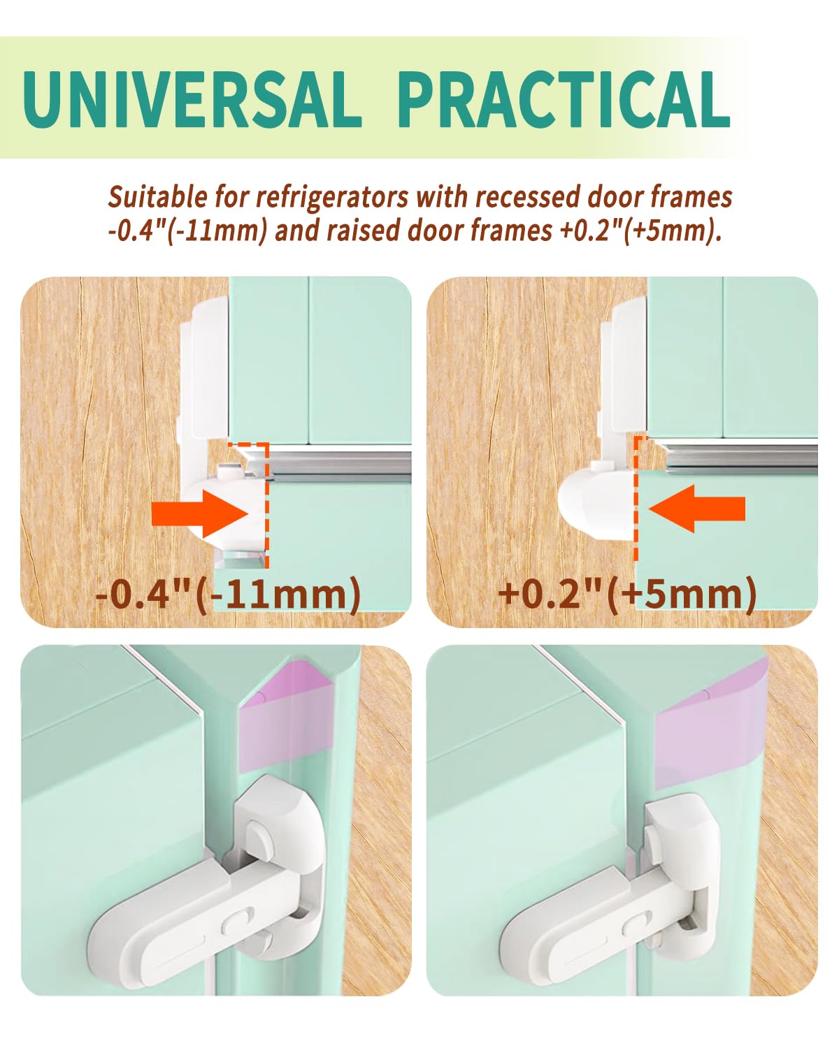 Qinzcp fridge latch normally open function demonstrated