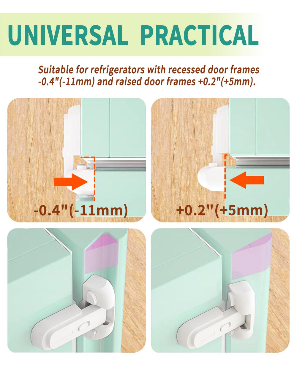 Qinzcp fridge latch normally open function demonstrated