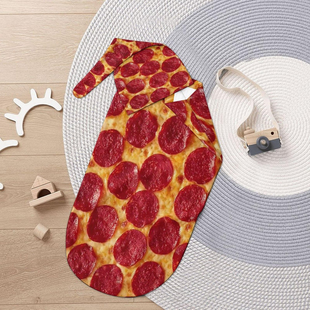 Qiohoey newborn photo prop pizza blanket adds playful charm to shoots
