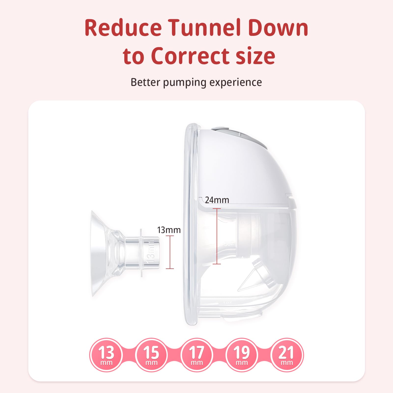 Qioihkp multi-size 13-21mm inserts offer customized comfort