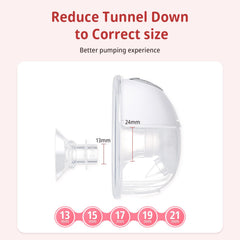 Qioihkp multiple sizes 13-21mm—custom comfort for you