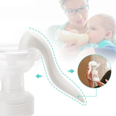 QISLOA BPA-free silicone breast pump for safe milk expression