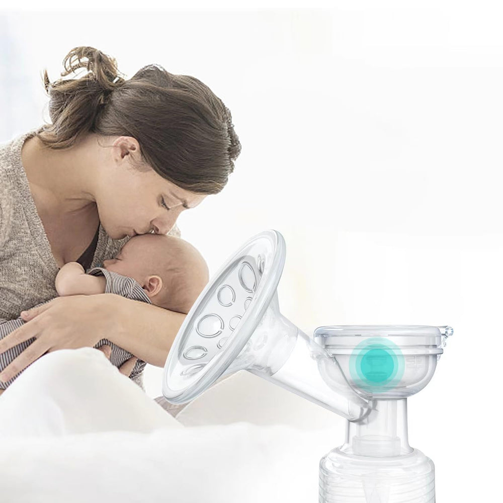 QISLOA silicone breast milk catcher made from BPA-free material