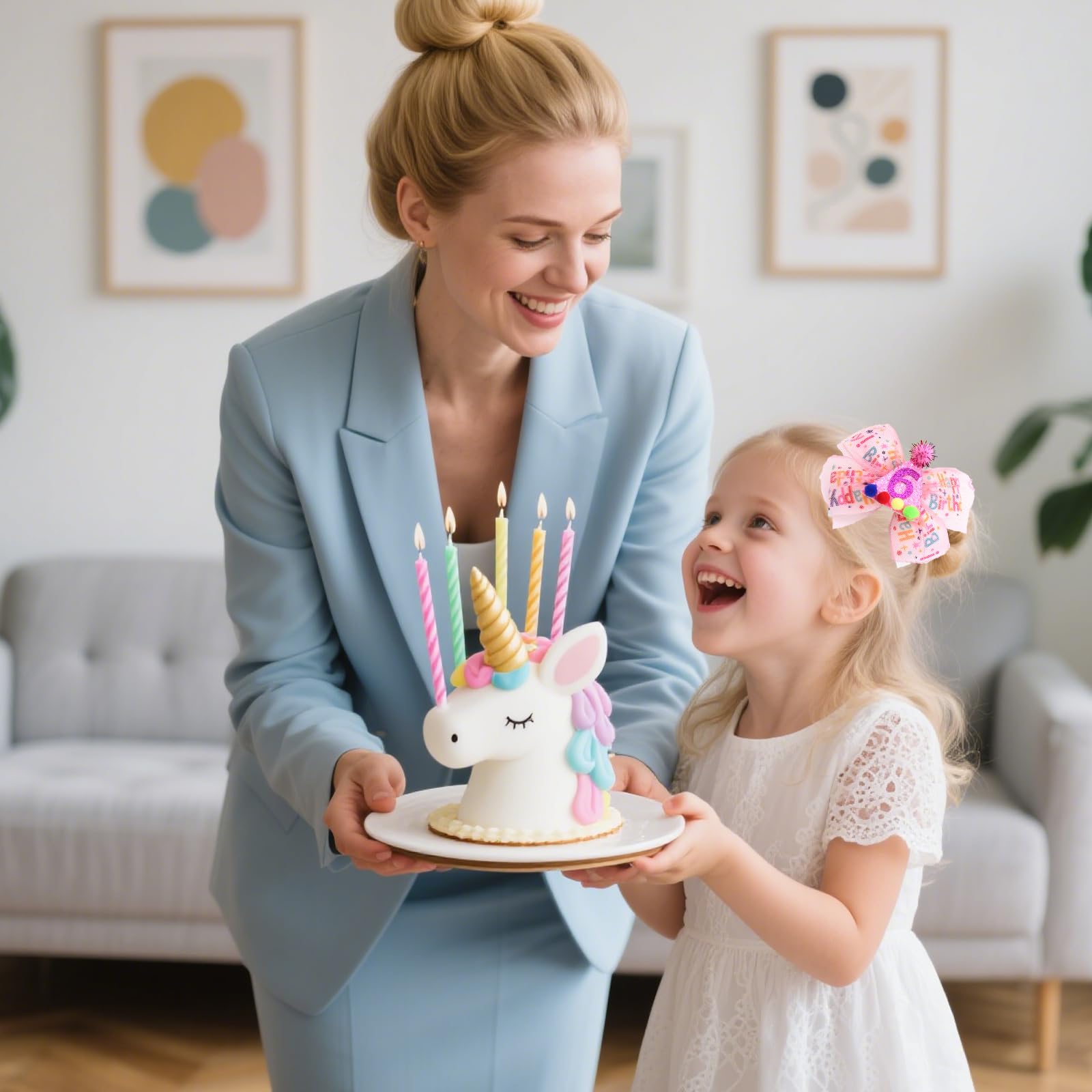 QIUJALE care-friendly hair bow stays shiny with simple cleaning
