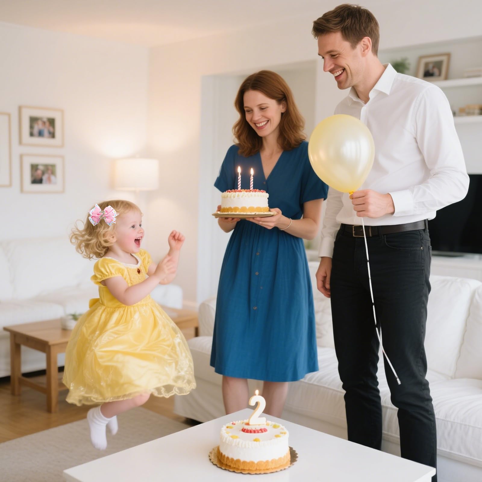 QIUJALE confetti ice-cream birthday theme clip brightens outfits and party photos