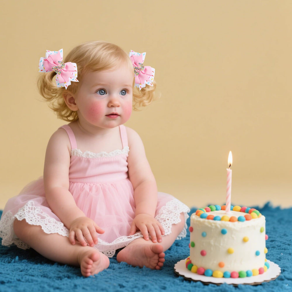 QIUJALE glitter birthday number clip adds festive sparkle for photos and outfits