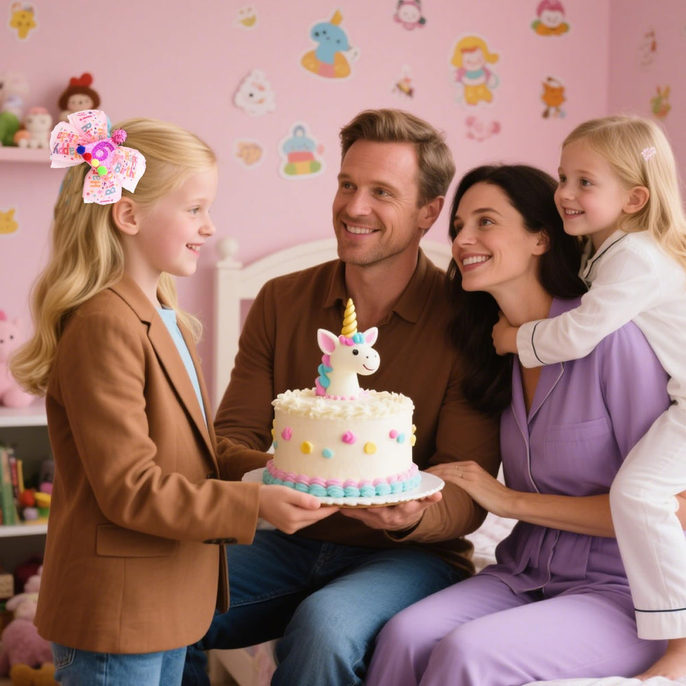 QIUJALE soft secure birthday clip offers comfortable hold