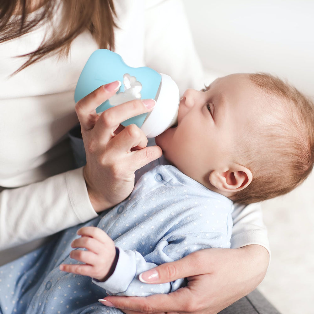 Qiuruoo colorful three-pack set adds fun to feeding routines.