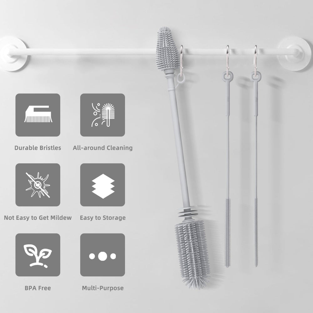qiuxunies multi-purpose cleaning kit for cups and straws