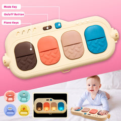 QLRR detachable animal rattles image demonstrates varied grips and bright colors for fine motor play