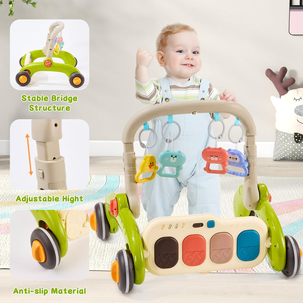 QLRR music piano toy with light-up keys boosts sensory learning during playtime