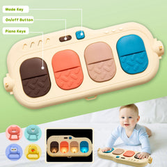 QLRR soft tummy-time mat provides cushioned space for exploration and rolling