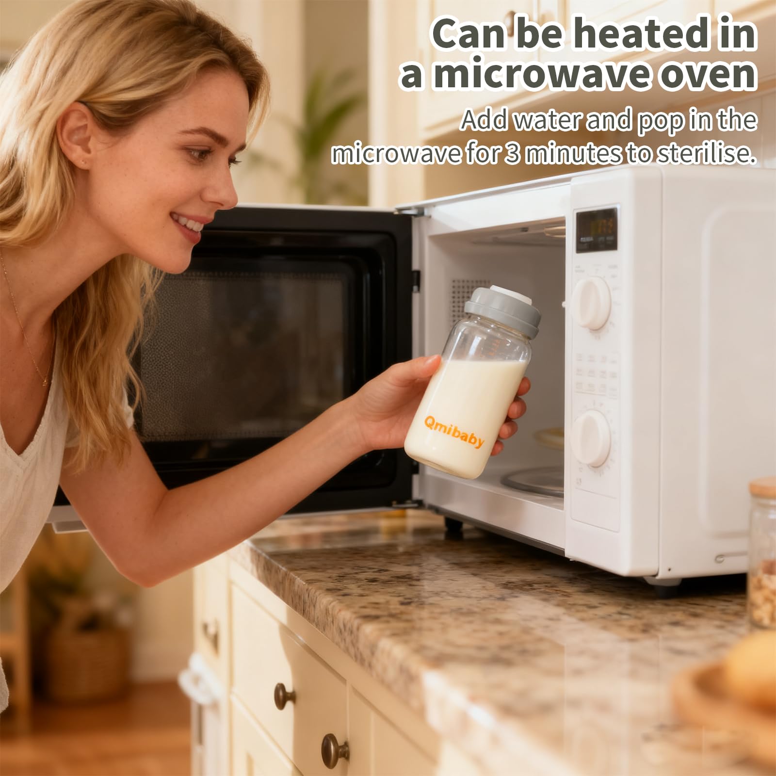 Qmibaby durable glass design built for everyday use and long-lasting performance.