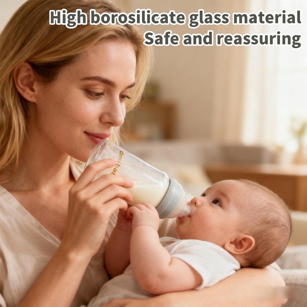 Qmibaby bottle safe for refrigeration and reheating to preserve milk safely.