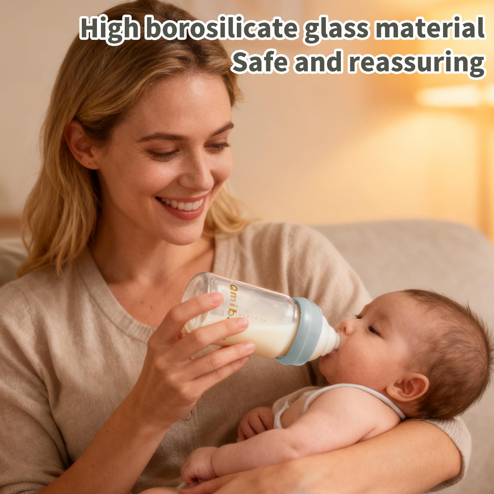 Qmibaby writable silicone lid for dating and organizing milk storage