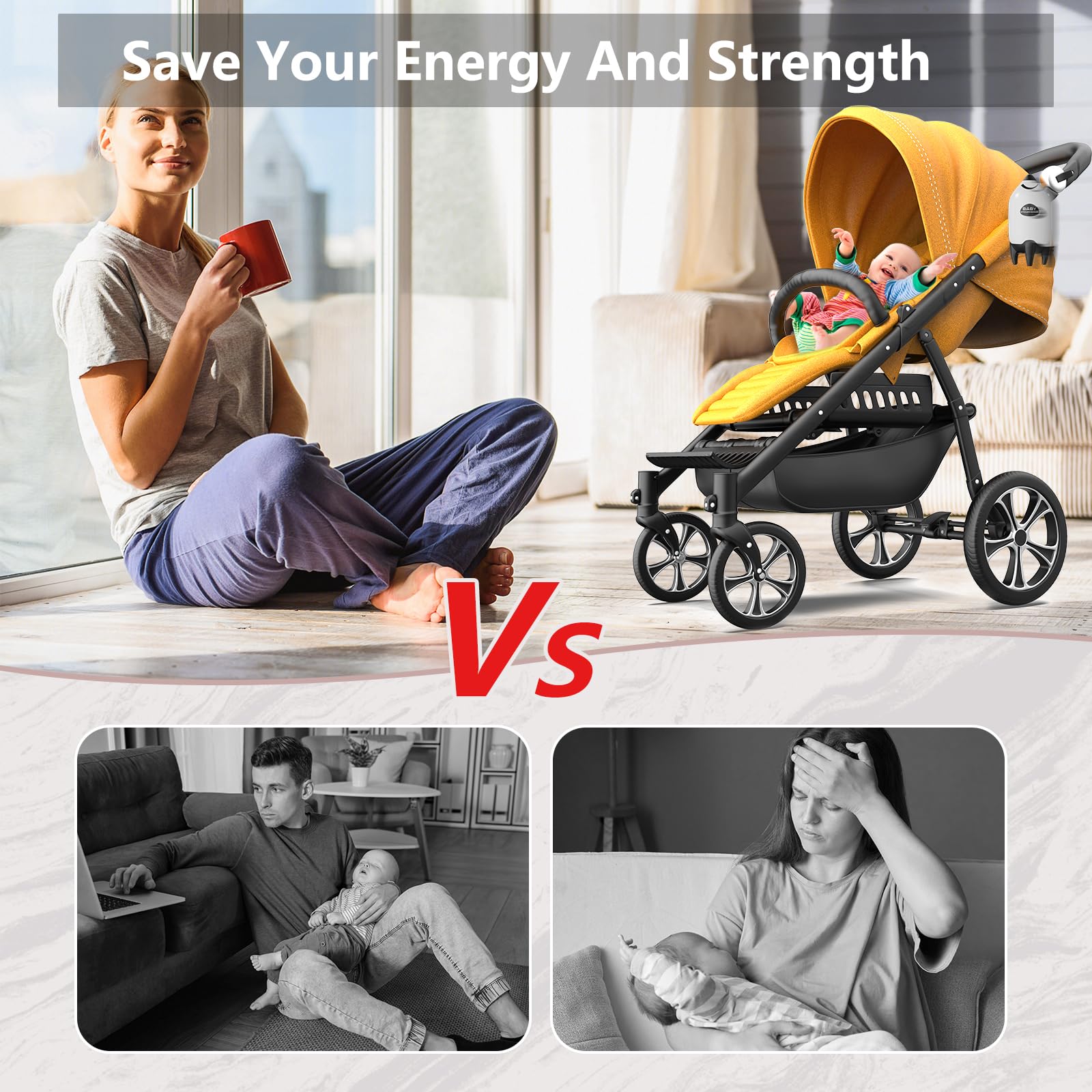 QNHMPW Baby Rocker IPX4 waterproof protection against light rain.