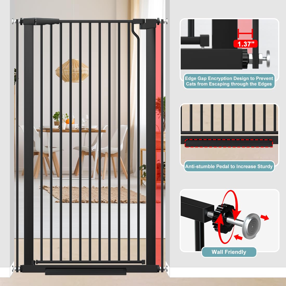 Qonimm double-locking system enables one-handed operation.