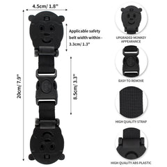 QOPAHI monkey clip with middle buckle enables quick installation.