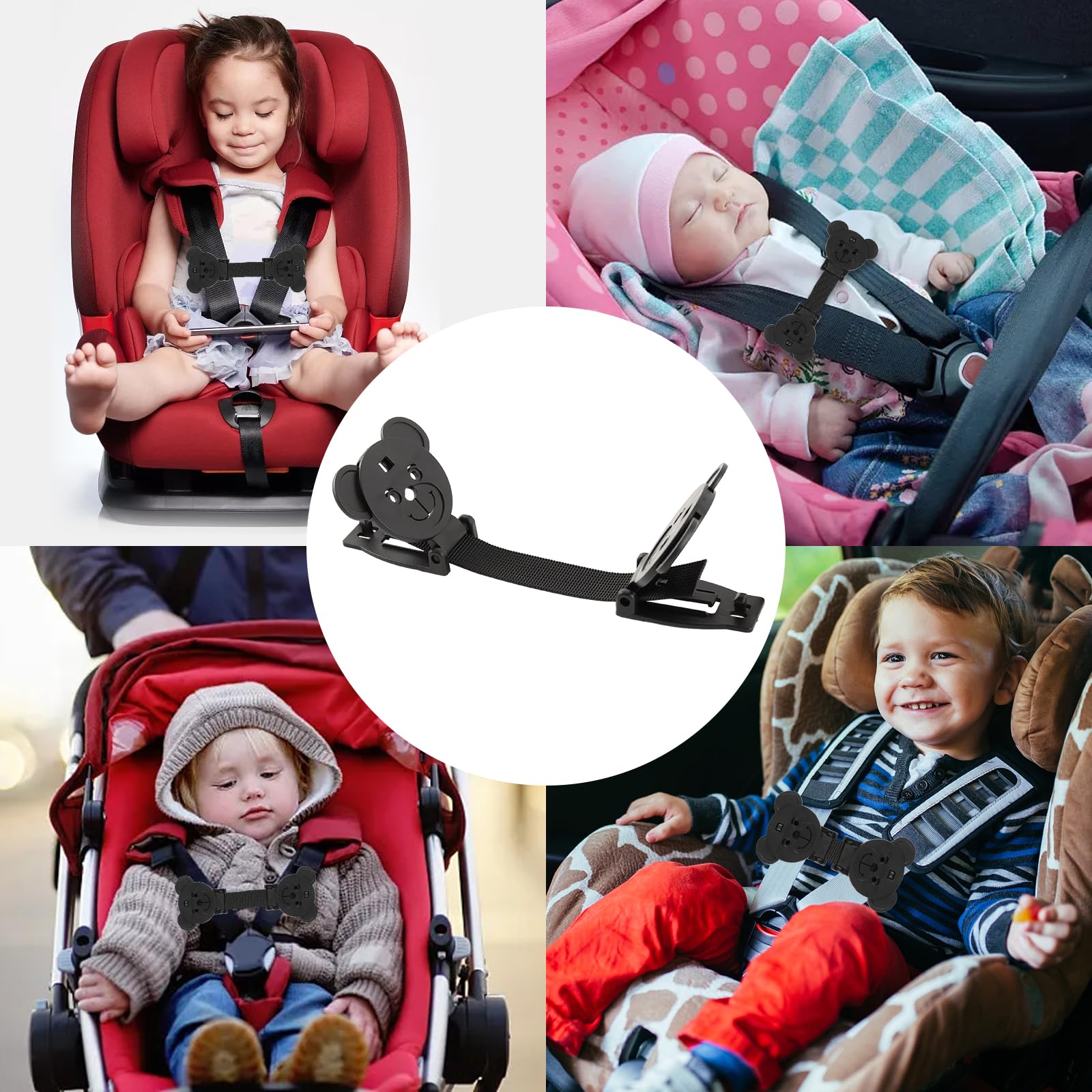 QOPAHI seat belt clip for kids in-use on a chair