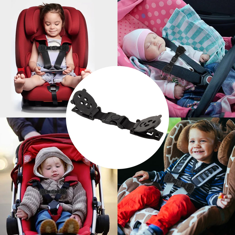 QOPAHI versatile clip for car seats, strollers, and high chairs.