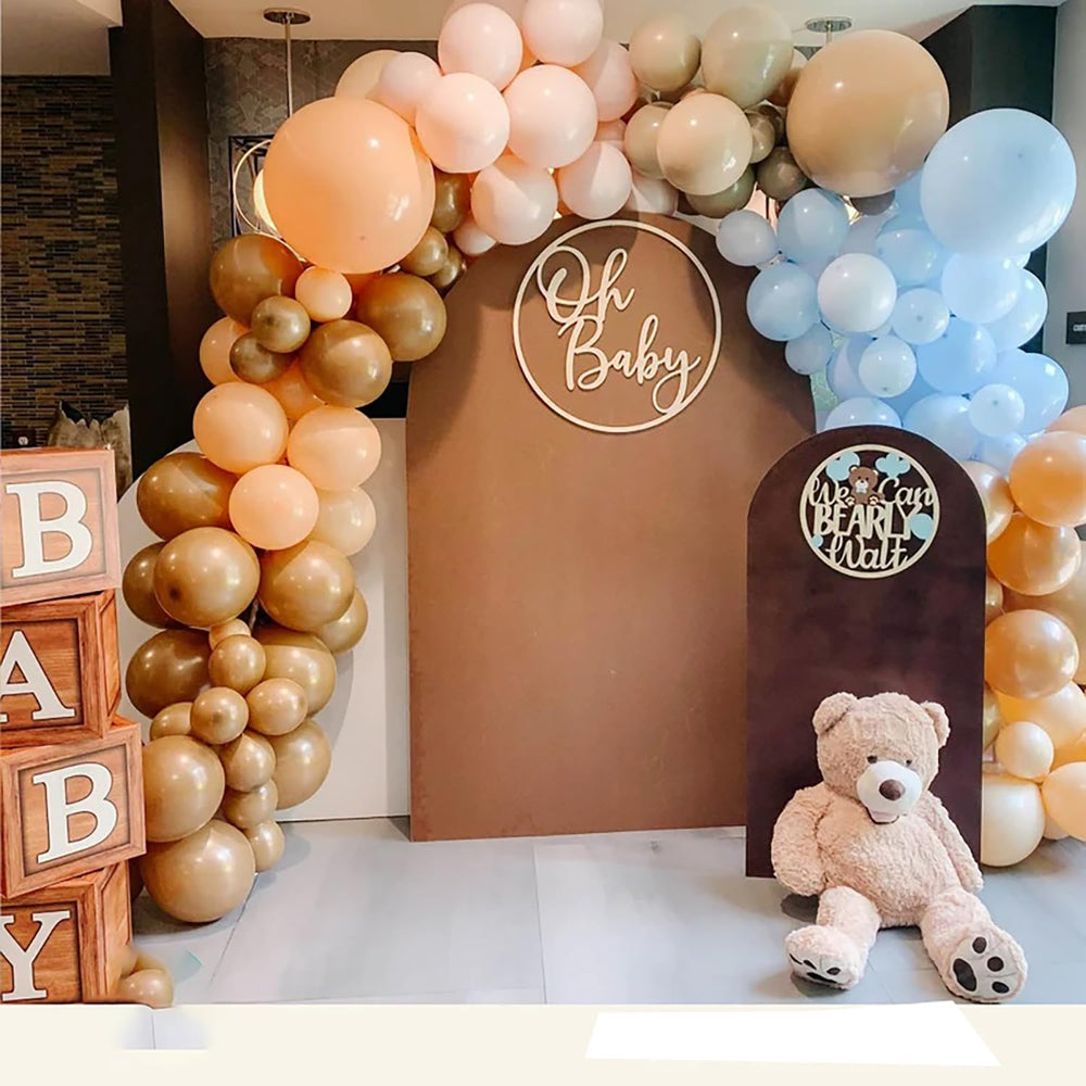 QPARTYFIRE Oh Baby sign versatile decor for baby showers, gender reveals, and more.