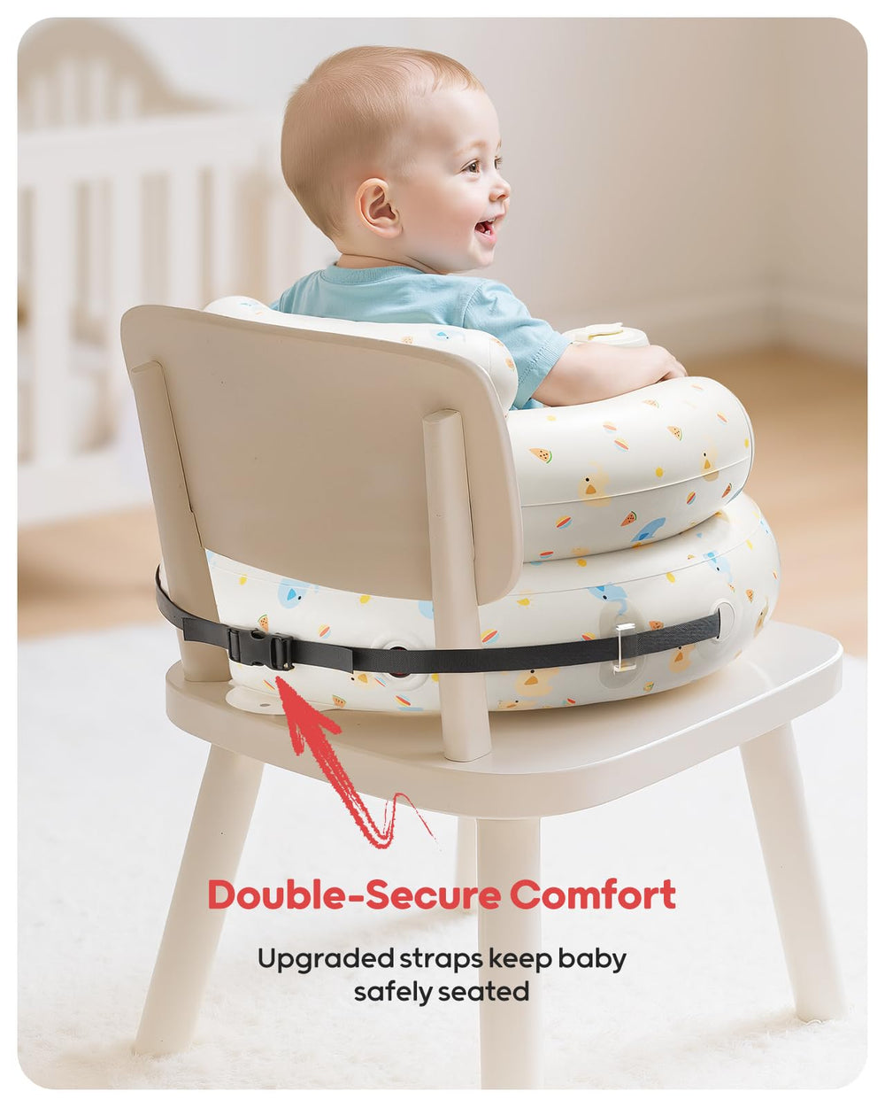 QPAU Elephant foldable design fits in bags for on-the-go family moments.