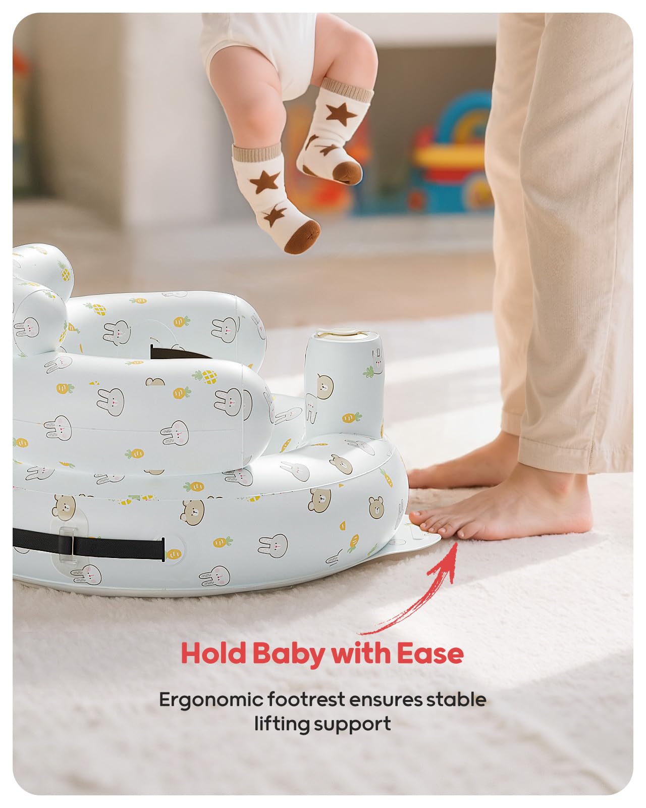 QPAU growth companion gift-ready packaging highlights value for new parents.