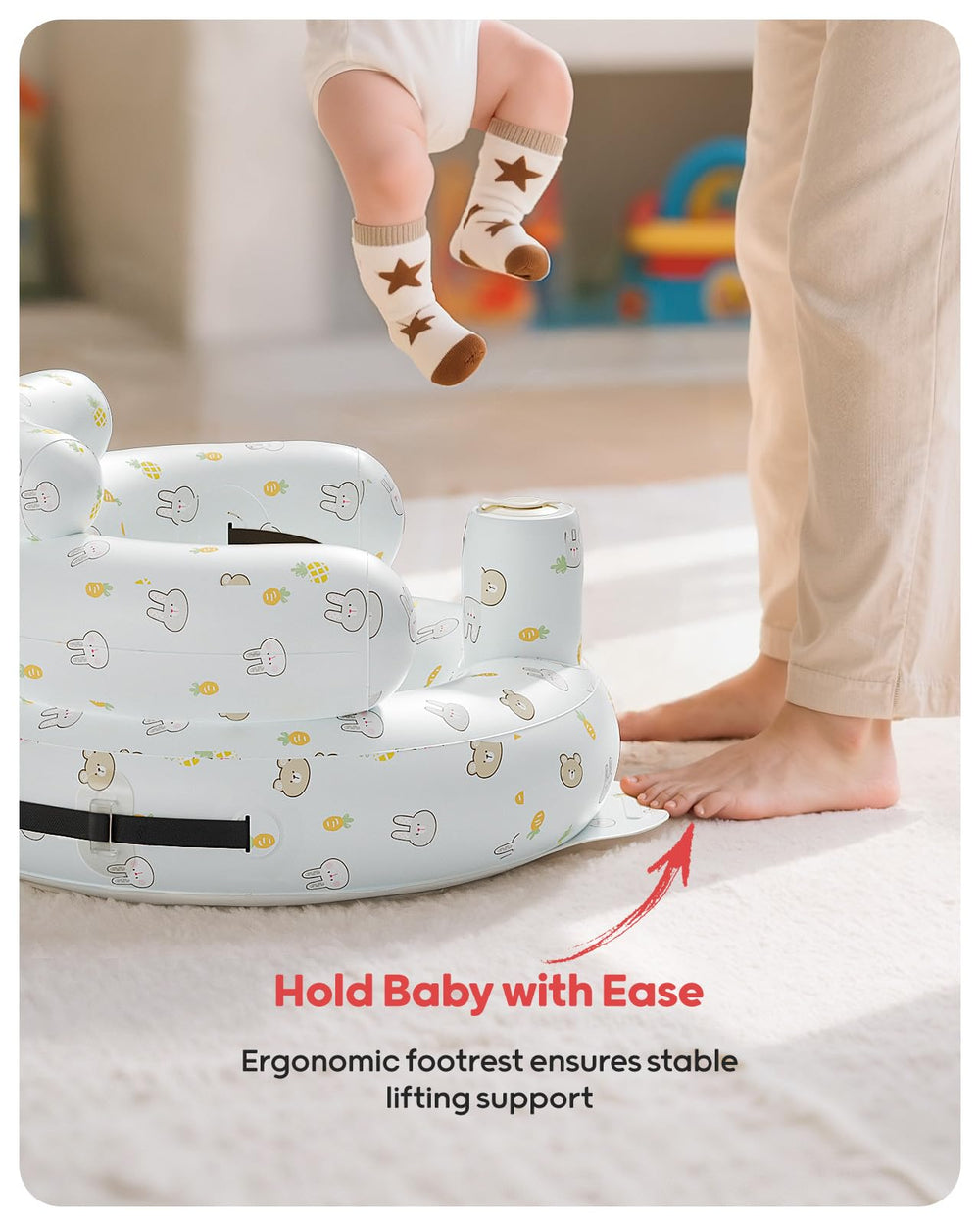 QPAU growth companion gift-ready packaging highlights value for new parents.