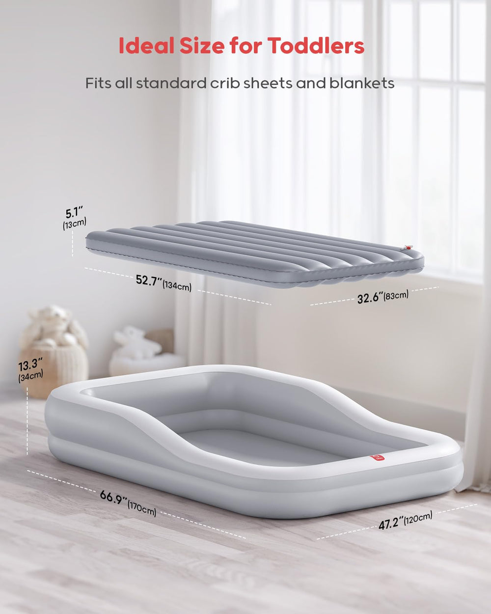 QPAU tent and bed set ideal for hotel stays and grandparent visits