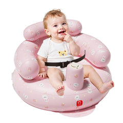 QPAU inflatable baby seat folded compact for travel convenience