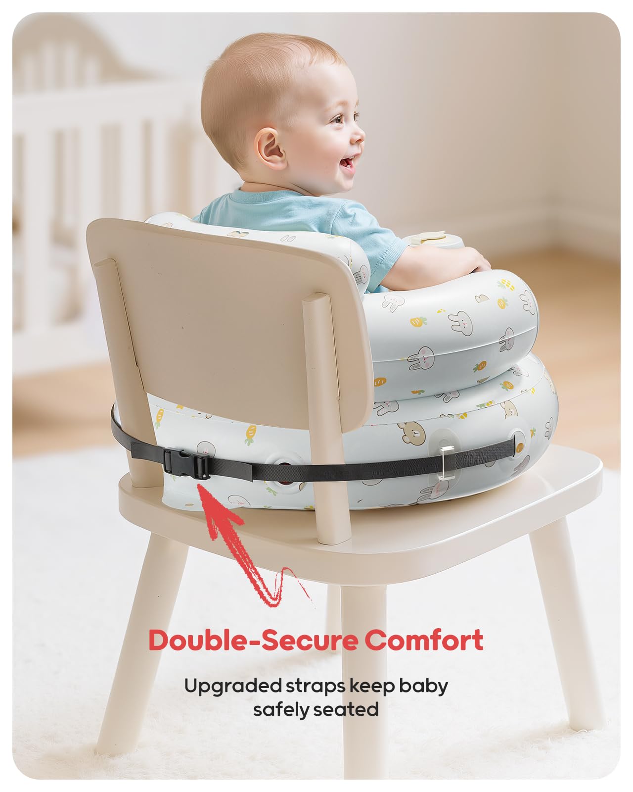 QPAU multi-use setup supports feeding, bathing, and on-the-go relaxation.