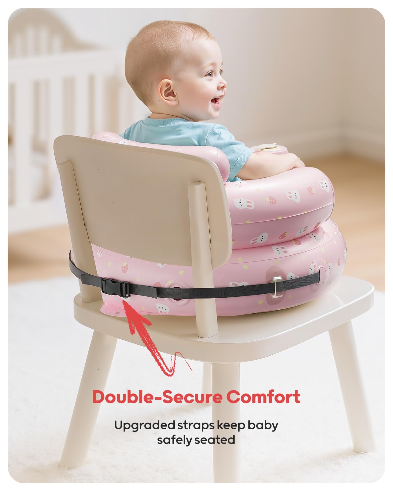 QPAU versatile use for feeding, bathing, and playtime