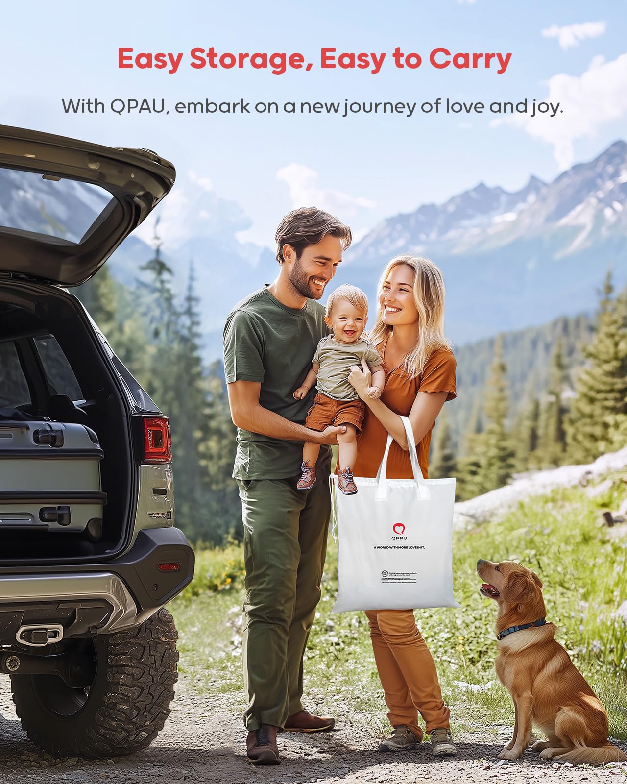 QPAU three-in-one valve enables quick inflation for busy travel mornings