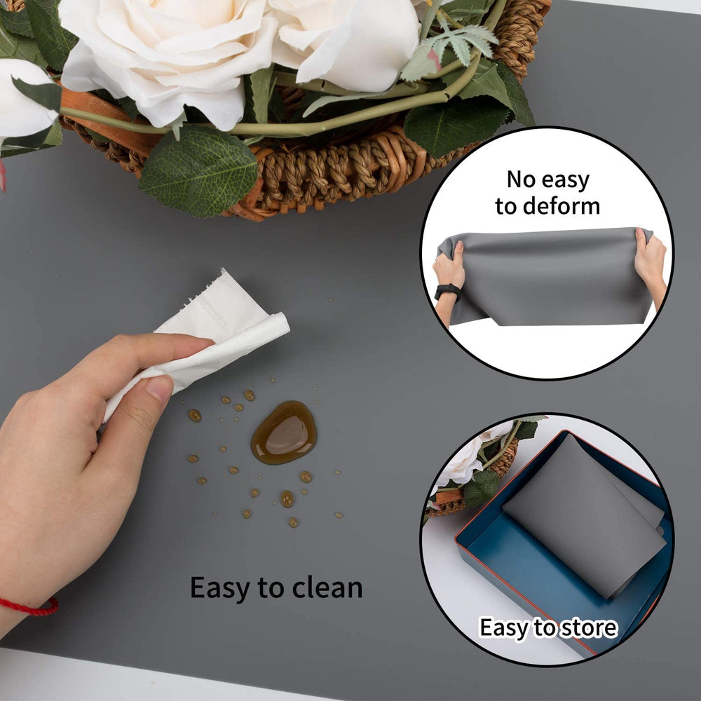 QPIX DIGITAL dough-rolling mat prevents sticking for pastries and cookies.