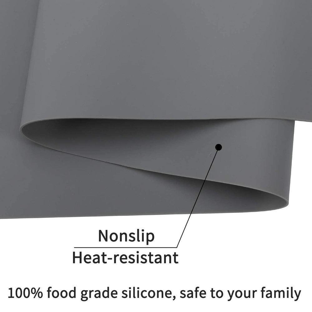 QPIX DIGITAL easy-clean silicone mat is dishwasher-safe for quick maintenance.