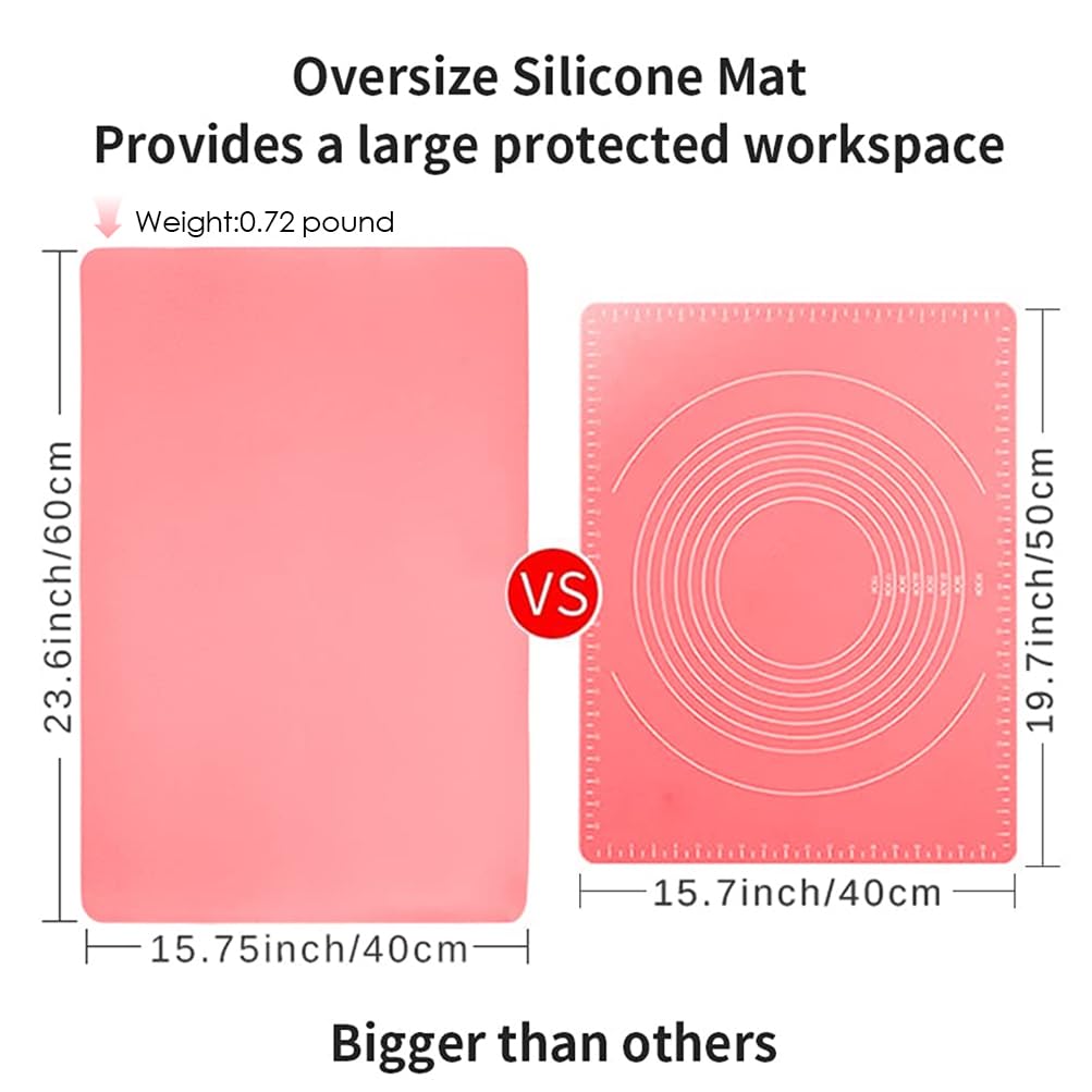QPIX DIGITAL silicone mat doubles as baking, craft, and dining surface.
