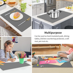 QPIX DIGITAL heat-resistant placemat protects counters up to 230C.
