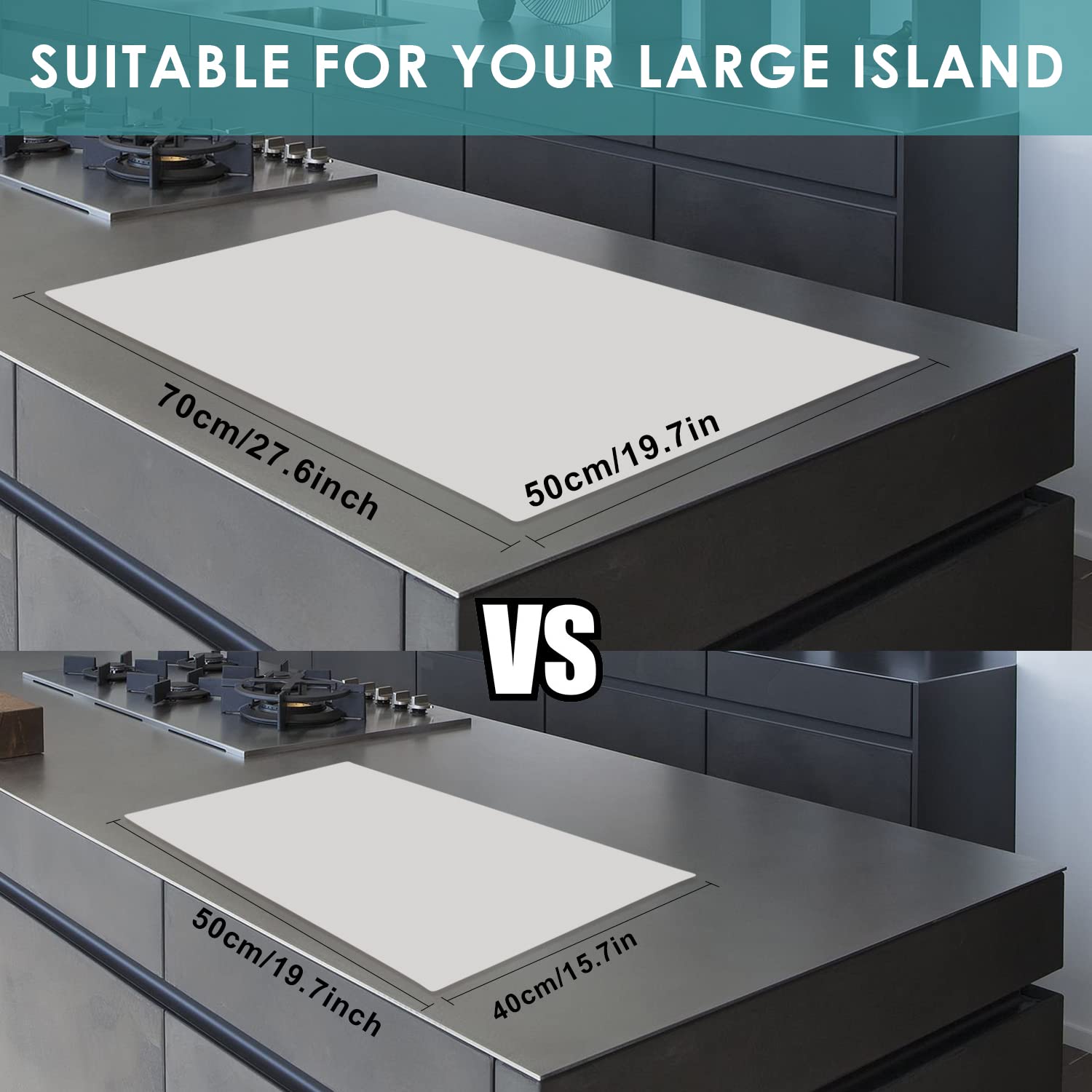 QPix Digital baking mat non-stick and cuttable for versatile kitchen prep.