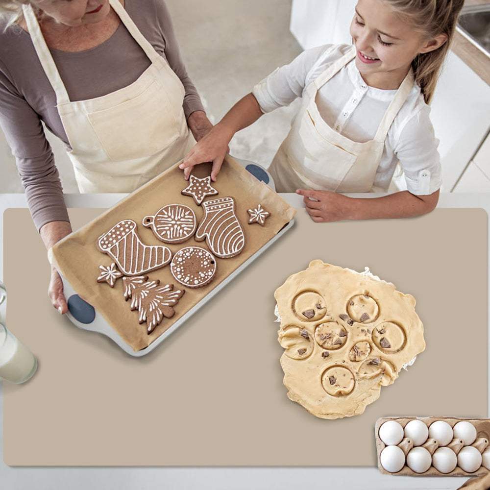 QPIX DIGITAL silicone counter mat prevents slips on dining tables during meals