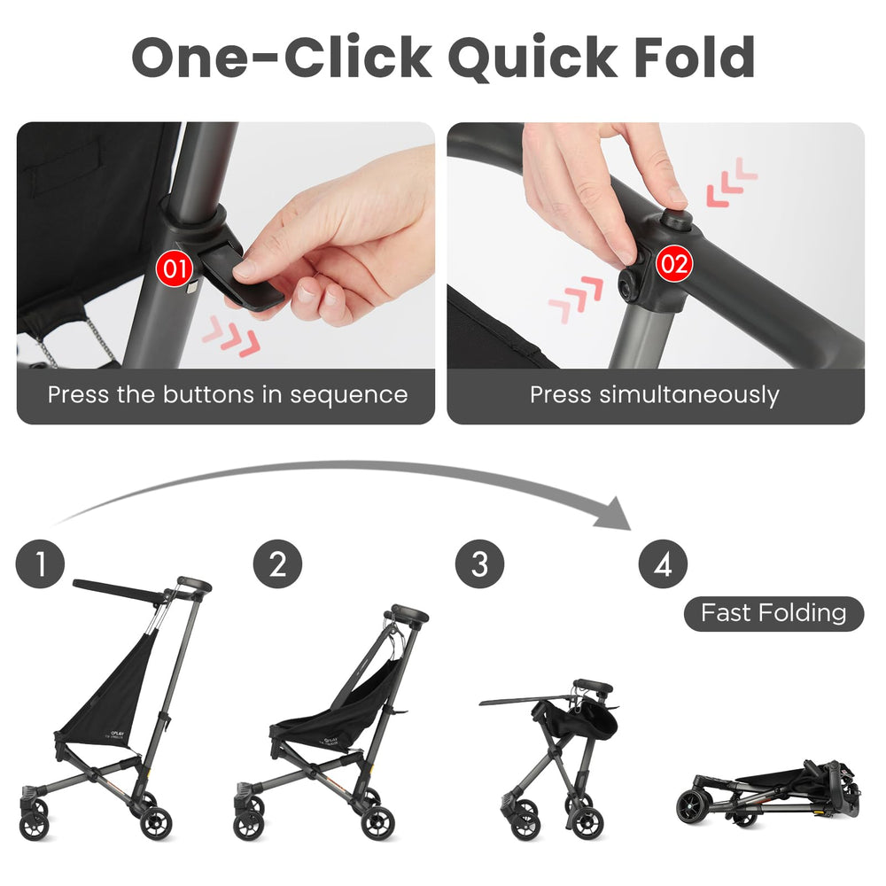QPLAY 360-degree front wheels glide smoothly on indoor surfaces