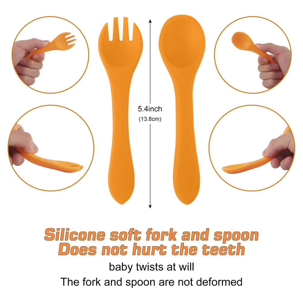 Qshare four suction cups secure plate during self-feeding