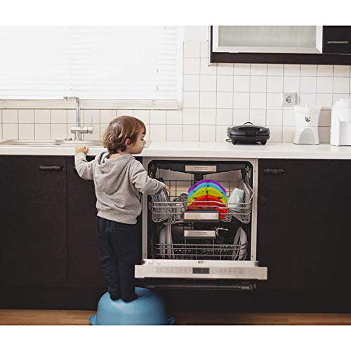 Qshare Toddler Plates fit most highchair trays for convenient feeding