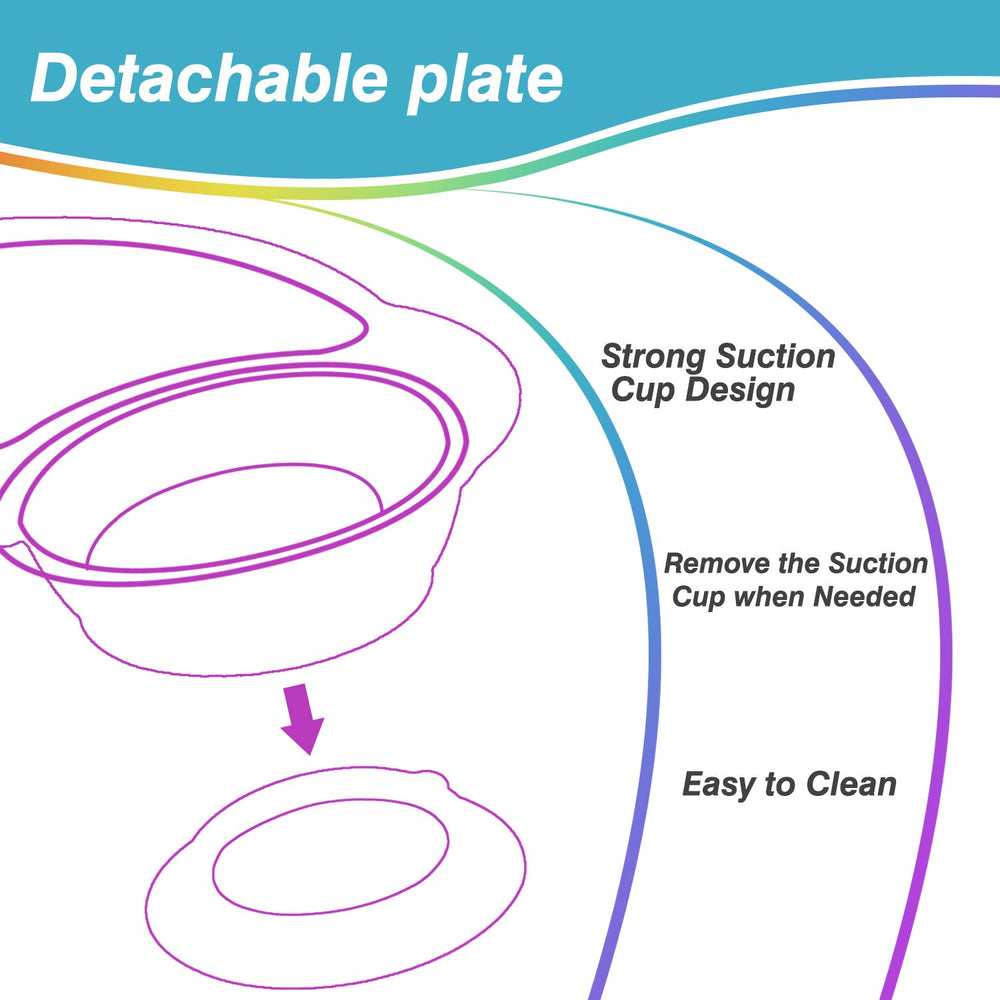 Qshare Toddler Plates are microwave-safe for quick reheats if needed
