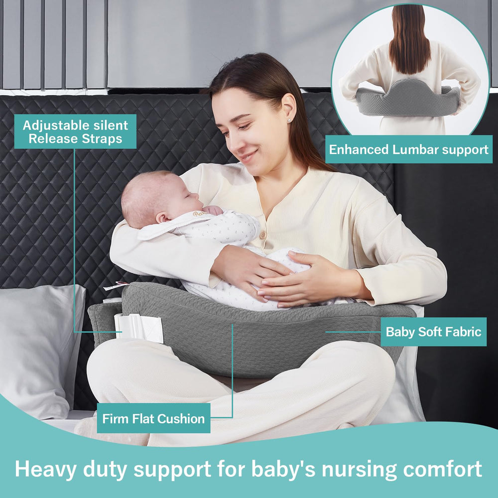 QSTEHEML nursing pillow base aligns with body for stable feeding sessions.