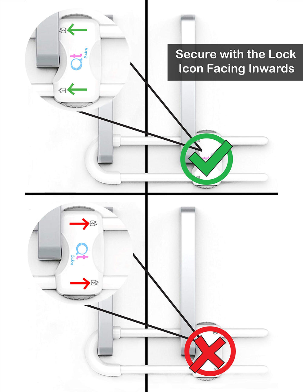 No-tools installation demonstrates quick, tool-free setup for busy parents.
