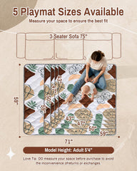 QUAFRET five-sizes display shows versatile sizing compatible with various playpens for growing infants